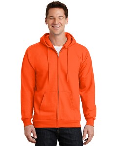 Port & Co PC90ZH Safety-Full-Zip Hoodie Safety