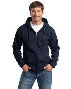 Port & Co PC90ZHT Navy-Tall Ultimate Full-Zip Hoodie Navy