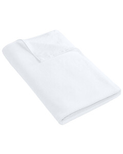 Port & Co PT42 White-Beach Towel White