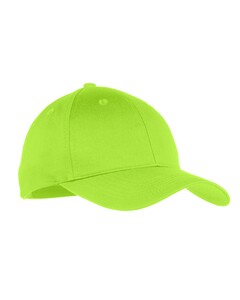 Port & Co YCP80 Green-Youth Six-Panel Twill Cap Green