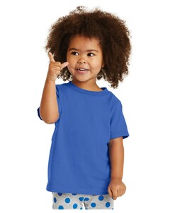 Toddler 5.4-oz 100% Cotton T-Shirt Blue Port & Company CAR54T Blue