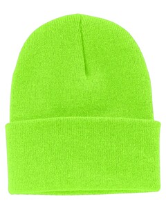 Knit Beanie Green Port & Company CP90 Green