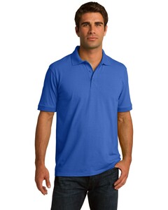 5.5-Ounce Jersey Knit Polo Shirt Blue Port & Company KP55 Blue
