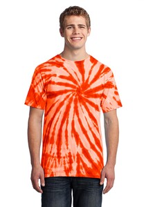 Essential Tie-Dye T-Shirt Orange Port & Company PC147 Orange