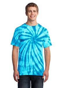 Essential Tie-Dye T-Shirt Blue-Green Port & Company PC147 Blue-Green