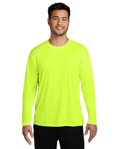 Long Sleeve Performance T-Shirt Yellow Port & Company PC380LS Yellow