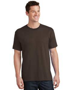 Core 100% Cotton T-Shirt Brown Port & Company PC54 Brown