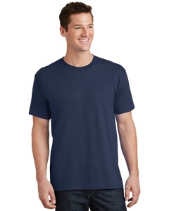 Tall Core Cotton T-Shirt Navy Port & Company PC54T Navy