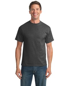 Core Blend 50/50 Cotton/Poly T-Shirt Gray Port & Company PC55 Gray