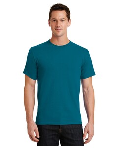 Essential Tee 100% Cotton T-Shirt Blue-Green Port & Company PC61 Blue-Green