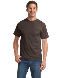 Essential 100% Cotton Tall T-Shirt Brown Port & Company PC61T Brown