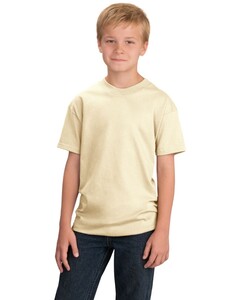 Youth Essential T-Shirt. Natural Port & Company PC61Y Natural
