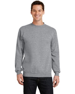 7.8-oz Crewneck Sweatshirt Gray Port & Company PC78 Gray