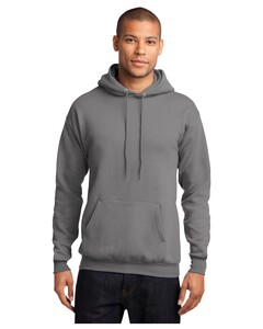 Core Fleece Pullover Hoodie Gray Port & Company PC78H Gray