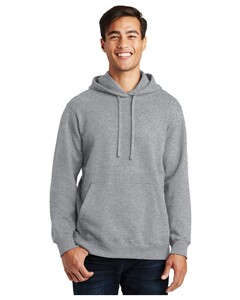 Fan Favorite Fleece Pullover Hoodie Gray Port & Company PC850H Gray