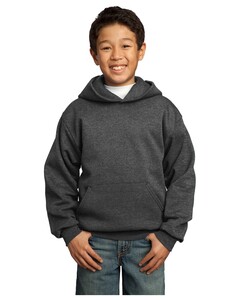 Youth Pullover Hoodie Gray Port & Company PC90YH Gray
