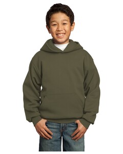 Youth Pullover Hoodie Green Port & Company PC90YH Green