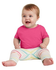 Infant Fine Jersey T-Shirt Pink Rabbit Skins RS3322 Pink