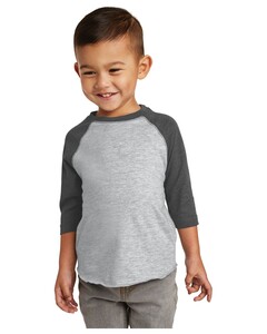 Rabbit Skins RS3330 Gray-Toddler Baseball Fine Jersey T-Shirt Gray