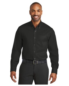 Non-Iron Twill Shirt Black Red House RH78 Black