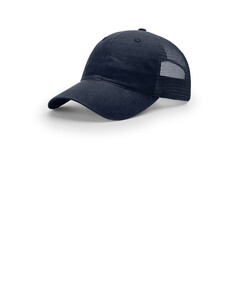 Richardson 111 Navy-Garment Washed Trucker Hat Navy