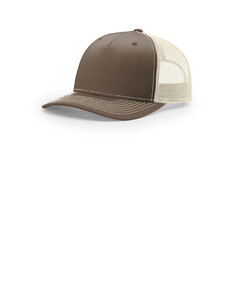 Richardson 112FP Brown-Five-Panel Trucker Brown