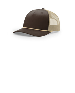 Richardson 112FPR Brown-Five-Panel with Rope Hat Brown