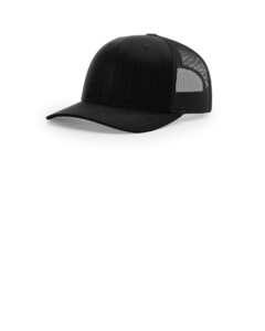 Richardson 112T Black-Tactical Trucker Hat Black