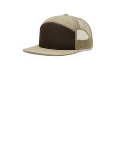 Richardson 168 Brown-7-Panel Trucker Hat  Brown