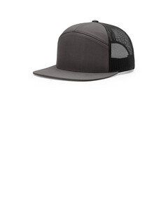Richardson 168 Gray-7-Panel Trucker Hat  Gray