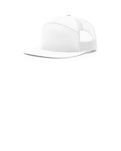 Richardson 168 White-7-Panel Trucker Hat  White