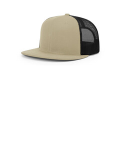 Richardson 511 Brown-Acrylic-Wool Blend Flatbill Trucker Hat Brown