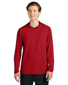 Richardson RA7110LSH Red-Clutch Long Sleeve Hoodie Red