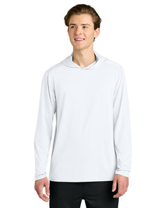 Richardson RA7110LSH White-Clutch Long Sleeve Hoodie White