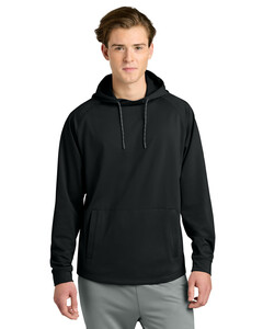 Richardson RA7200LSH Black-Charge Performance Fleece Long Sleeve Hoodie  Black