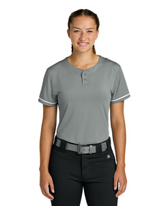 Richardson RW7220 Gray-Women's Select 2-Button Softball Jersey Gray