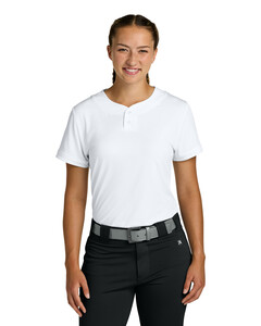 Richardson RW7220 White-Women's Select 2-Button Softball Jersey White