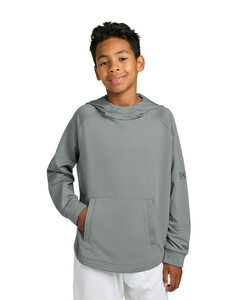 Richardson RY7200LSH Gray-Youth Charge Performance Fleece Long Sleeve Hoodie Gray