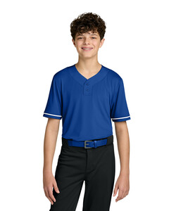 Richardson RY7910 Blue-Youth Select 2-Button Baseball Jersey Blue