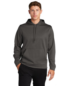 Sport-Tek F244 Gray-Sport-Wick  Fleece Hoodie Gray