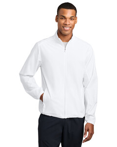 Sport-Tek JST480 White-Repeat Jacket White