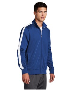 Tricot Track Jacket Blue Sport-Tek JST94 Blue