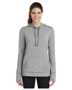 Sport-Tek LST296 L-Women's PosiCharge Tri-Blend Wicking Fleece Hoodie L