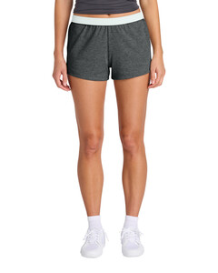 Sport-Tek LST311 Gray-Women's Jersey Knit Squad Short Gray
