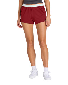 Sport-Tek LST311 Red-Women's Jersey Knit Squad Short Red