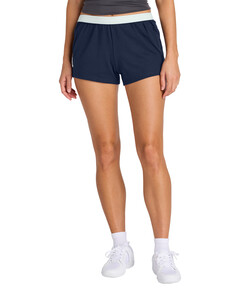 Sport-Tek LST311 Navy-Women's Jersey Knit Squad Short Navy