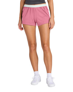 Sport-Tek LST311 Pink-Women's Jersey Knit Squad Short Pink