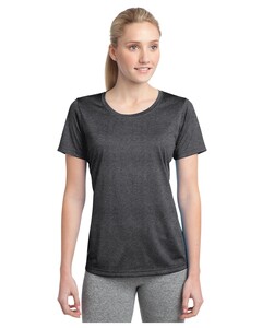 Sport-Tek LST360 Gray-Women's Heather Contender Scoop Neck T-Shirt Gray
