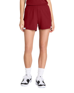 Women's Club 5 Short Red Sport-Tek LST442 Red
