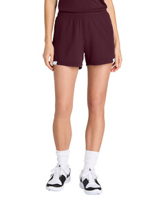 Women's Club 5 Short Maroon Sport-Tek LST442 Maroon